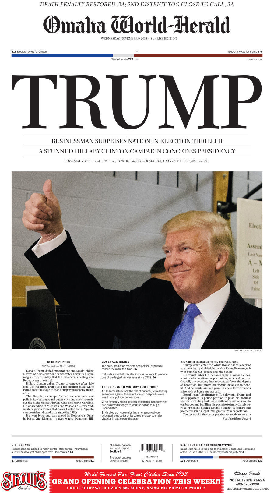 2016: Trump elected
